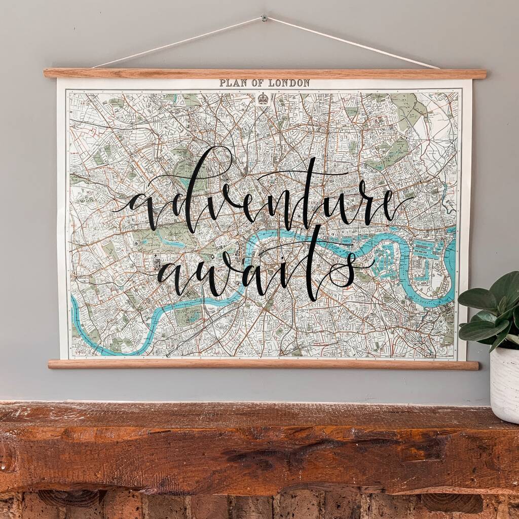Personalised Map Of London, 1 of 10