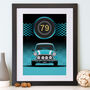 Personalised Framed Car Number Plate Set Of Three, thumbnail 3 of 7