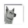 Alsatian Dog Hand Drawn Greeting Card, thumbnail 6 of 6