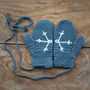 Snowflake Slipper Socks In Chunky Crochet, thumbnail 8 of 12