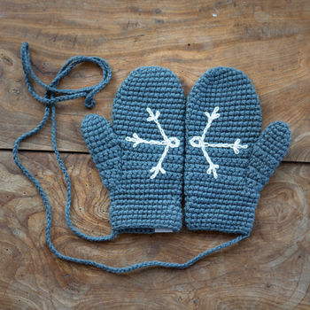 Snowflake Slipper Socks In Chunky Crochet, 8 of 12