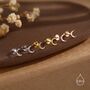 Sterling Silver Tiny Moon Earrings, thumbnail 7 of 12