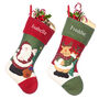 Personalised Traditional Children's Christmas Stocking, thumbnail 3 of 6