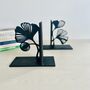 Ginkgo Leave Flower Bookends, thumbnail 2 of 4