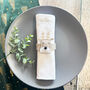 Brown Felt Reindeer Napkin Rings Set For Christmas X Four, thumbnail 8 of 8