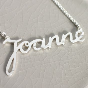 Personalised Handmade Silver Name Necklace, 6 of 12