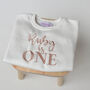 Personalised 'One' First Birthday Sweatshirt, thumbnail 2 of 9