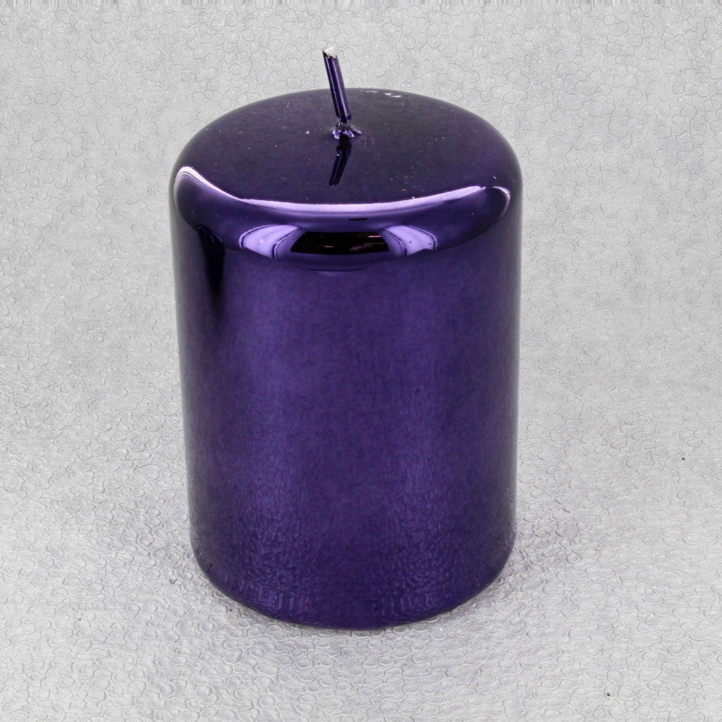 Purple Glass Effect Candles By G Decor By G Decor