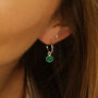 Sterling Silver Birthstone Hoops, thumbnail 2 of 3