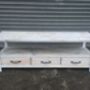 Industrial Reclaimed Tv Unit With Drawers White 331, thumbnail 2 of 4