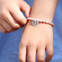 Personalised Silver And Pearl Bracelet For Bridesmaids, thumbnail 1 of 6