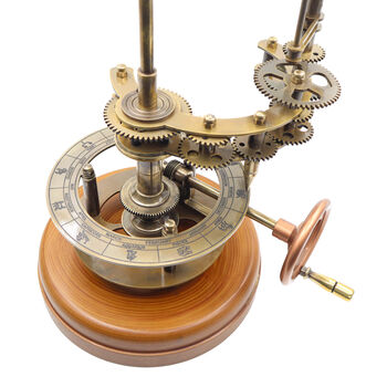 Engraved Mechanical Orrery Solar Astronomy System, 5 of 11