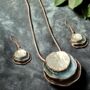 Boho Jewellery Gift Set Layered Earrings And Necklace, thumbnail 3 of 11