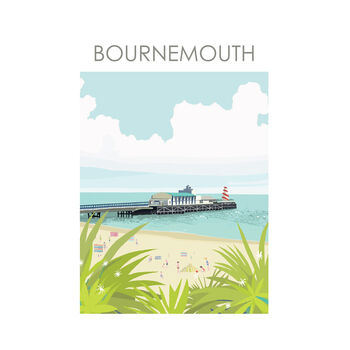 Bournemouth Art Print, 3 of 3
