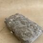 Grey Handcrafted Rectangular Clutch Bag, thumbnail 9 of 10
