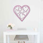 Love Heart Wooden Art Perfect Romantic Wedding Gift, thumbnail 1 of 12