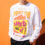Where’s Your Shed At Men's Festival Sweatshirt, thumbnail 1 of 3