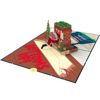 Have A Cracking Christmas! Funny And Cheeky Xmas Card With 3D Pop Ups, 5 of 8