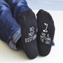 Personalised Do Not Disturb Golf Socks, thumbnail 1 of 1