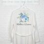 Mother Of The Groom Blue Floral Wedding Dressing Gown, thumbnail 1 of 2
