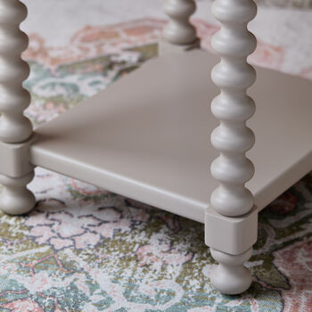 Harlow Bedside Table In Panna Cotta, 3 of 6