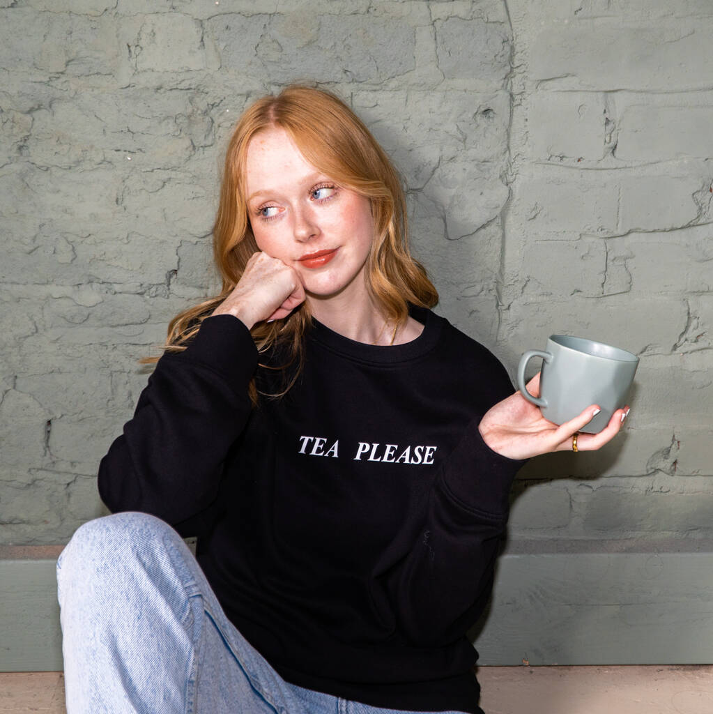 Tea Please Sweatshirt, 1 of 12