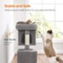 Cat Tree 74 Cm Cat Tower For Medium Cats Light Grey, thumbnail 7 of 8