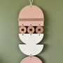 Boho Wood Wall Decor Geometric Wood Wall Art Neutral Home Decor, thumbnail 5 of 8