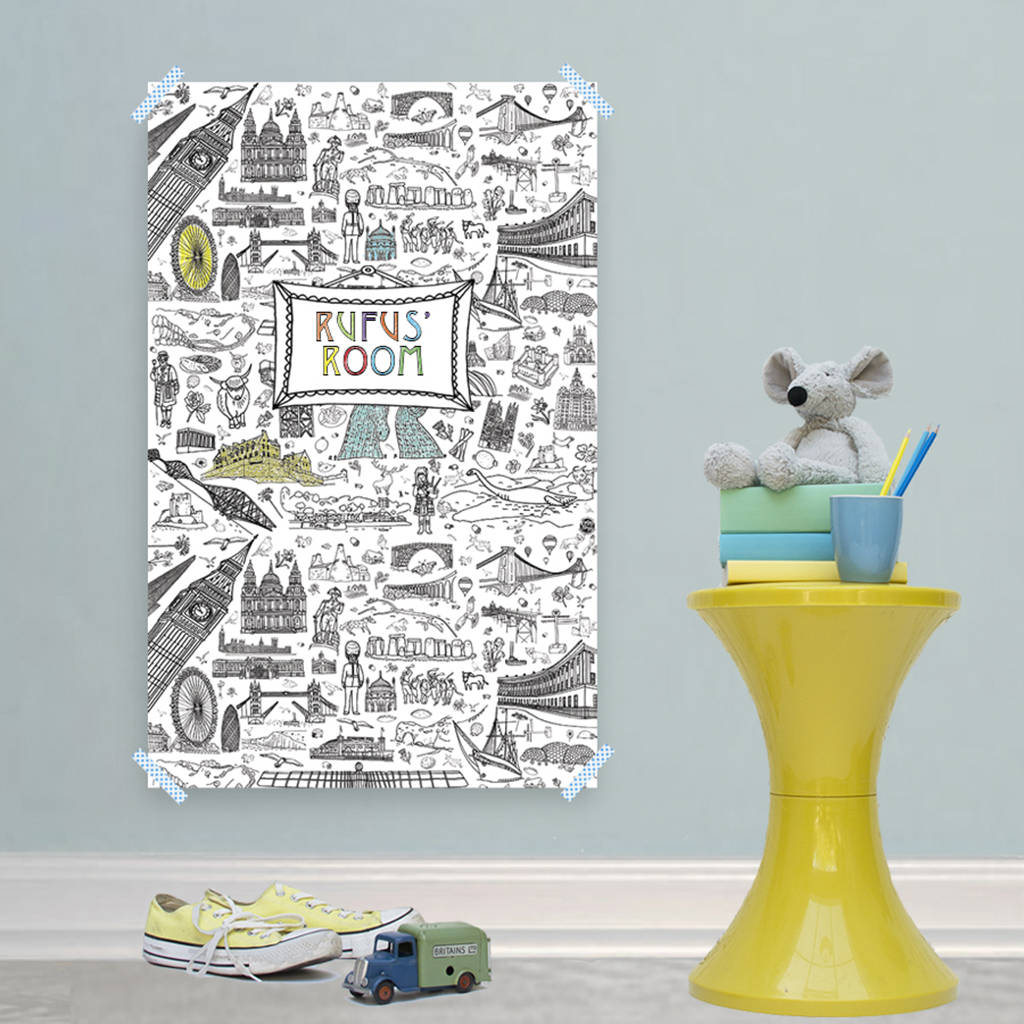 Image of Two For One Extra Large Colour In Poster Tablecloth Gb