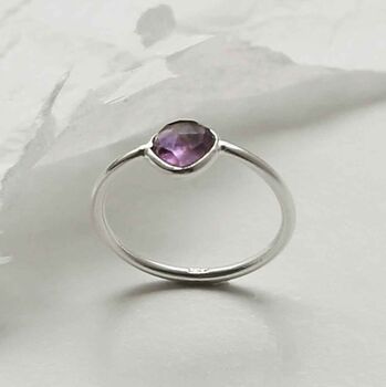 Sterling Silver Amethyst Ring, 4 of 5