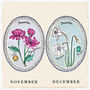 Personalised Birth Flower Print, thumbnail 9 of 9