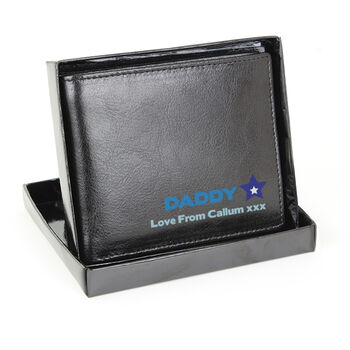 Personalised Dad Wallet With Star, 2 of 3