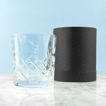 Personalised Crystal Whisky Tumbler, 5 of 6
