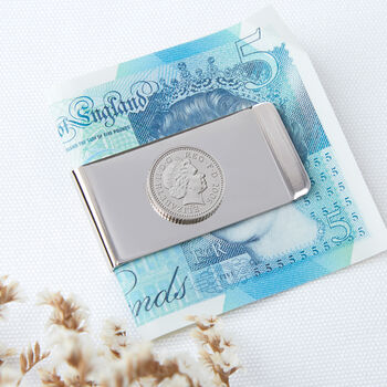 16th Birthday 2008 Five Pence Coin Money Clip, 2 of 8