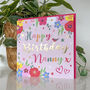 Superstar Nanny Birthday Card, thumbnail 3 of 3