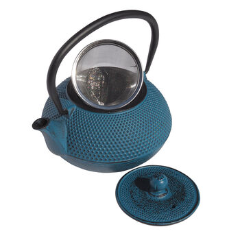 Blue Tenshi Cast Iron Teapot 600ml, 5 of 7