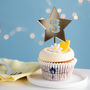 Personalised Star Age Cup Cake Topper, thumbnail 1 of 3