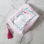 Love Letter Personalised Message Pouch Bag, thumbnail 9 of 9