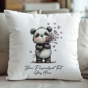 Personalised Whimsical Valentine Anniversary Love Cushion, 10 of 12