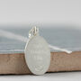 Oval St Christopher On Leather Necklace, thumbnail 5 of 8
