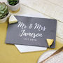 Personalised Mr And Mrs Board New Home Wedding Gift, thumbnail 2 of 4