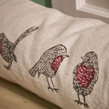 Winter Robins Draught Excluder, 3 of 4