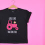 'Girls Like Tractors Too' T Shirt, thumbnail 1 of 3