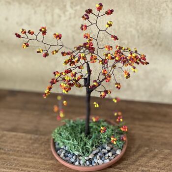 Autumn Bonsai Tree Beaded Craft Kit, 2 of 5