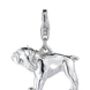 English Bulldog Sterling Silver Jewellery Charm, thumbnail 4 of 10