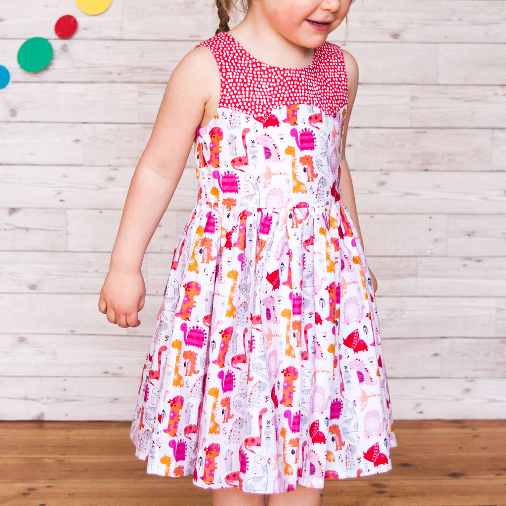 dinosaur birthday dress