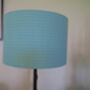 Honeycomb Pattern Lampshade In Cornflower Blue, thumbnail 3 of 5