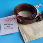 Premium Quality Personalised Genuine Leather Belt, thumbnail 6 of 10