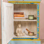 Hand Painted Light Blue Bedside Cabinet, thumbnail 7 of 7