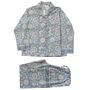 Block Printed Blue Cornflower Cotton Pyjamas, thumbnail 7 of 7
